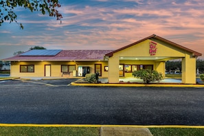 Front of property – evening/night