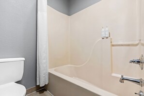 Free toiletries, hair dryer, towels