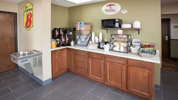 Free daily on-the-go breakfast