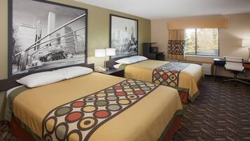 Room, Multiple Beds, Microwave | Desk, iron/ironing board, free cribs/infant beds, rollaway beds