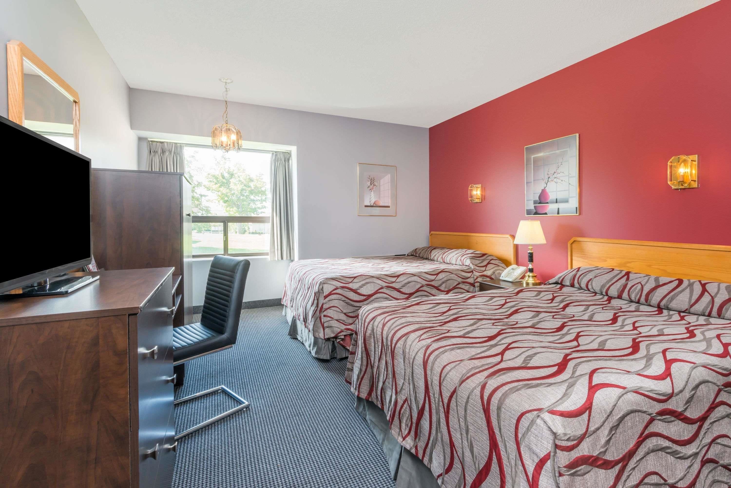 double room, 2 double beds | desk, iron/ironing board, free cots/infant beds, free wifi