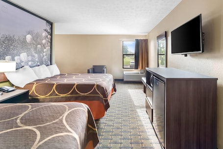 Suíte estúdio, 2 camas Queen, para não fumantes | Escrivaninha, cortinas blackout, ferros/tábuas de passar roupa