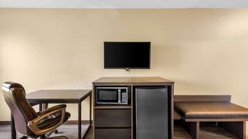 Room, 2 Queen Beds, Non Smoking | Desk, blackout curtains, iron/ironing board, rollaway beds