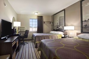 Desk, laptop workspace, free WiFi, bed sheets - Super 8 by Wyndham Ardmore (Ardmore)