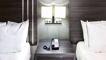 Room, 2 Queen Beds, Non Smoking | Desk, rollaway beds, free WiFi, bed sheets
