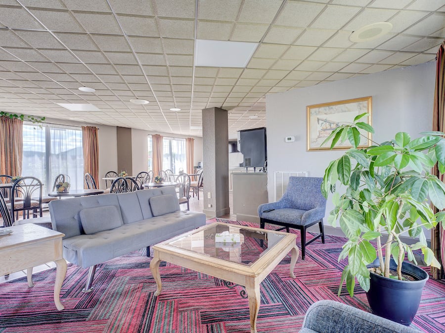 Sala de estar en el lobby