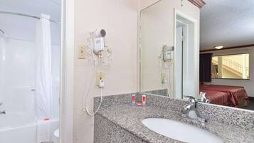 Desk, iron/ironing board, free WiFi, bed sheets