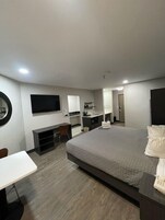 Deluxe Room, 1 King Bed, Non Smoking, Kitchen | Desk, laptop workspace, iron/ironing board, free WiFi