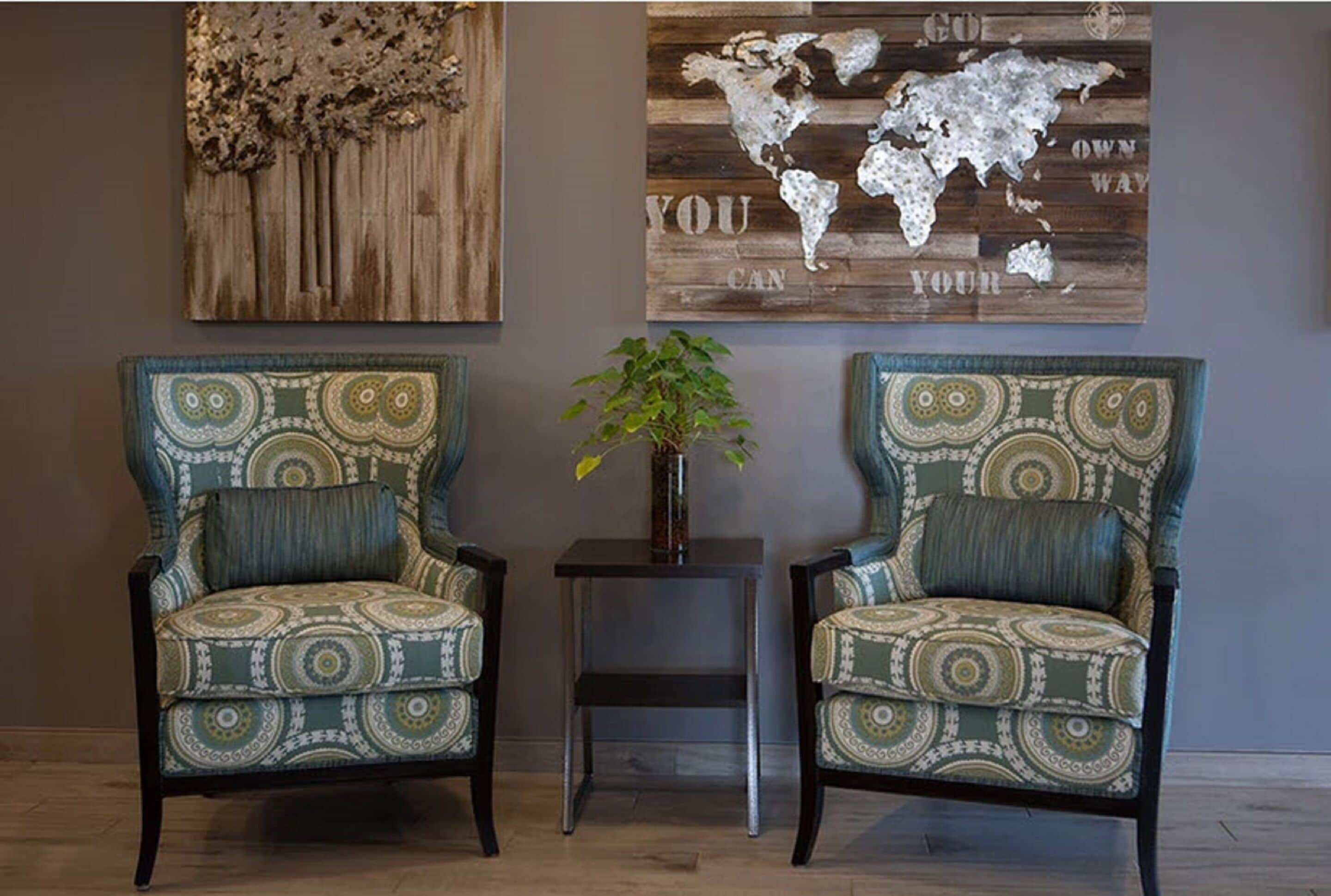 Lobby sitting area