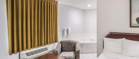 Huone, 1 suuri parisänky, tupakointi kielletty, poreamme | 1 makuuhuone, äänieristys, ilmaiset vauvansängyt, lisävuoteet