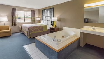 Suite studio Deluxe, 1 très grand lit, non-fumeur | Bureau, rideaux d’obscurcissement, fer et planche à repasser