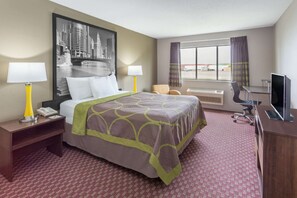 Room, 1 Queen Bed, Accessible, Non Smoking (Mobility) | Desk, blackout drapes, iron/ironing board, free WiFi