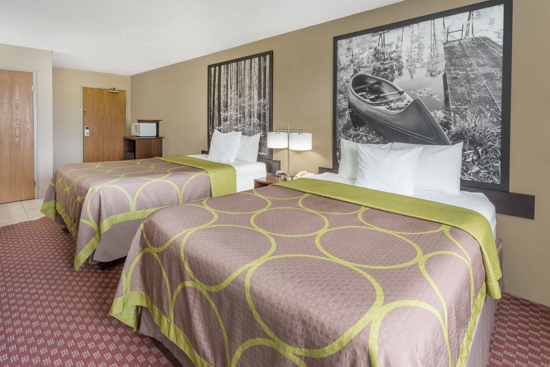 Desk, blackout drapes, iron/ironing board, free WiFi