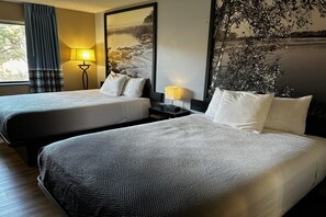 Blackout curtains, free cots/infant beds, rollaway beds, free WiFi