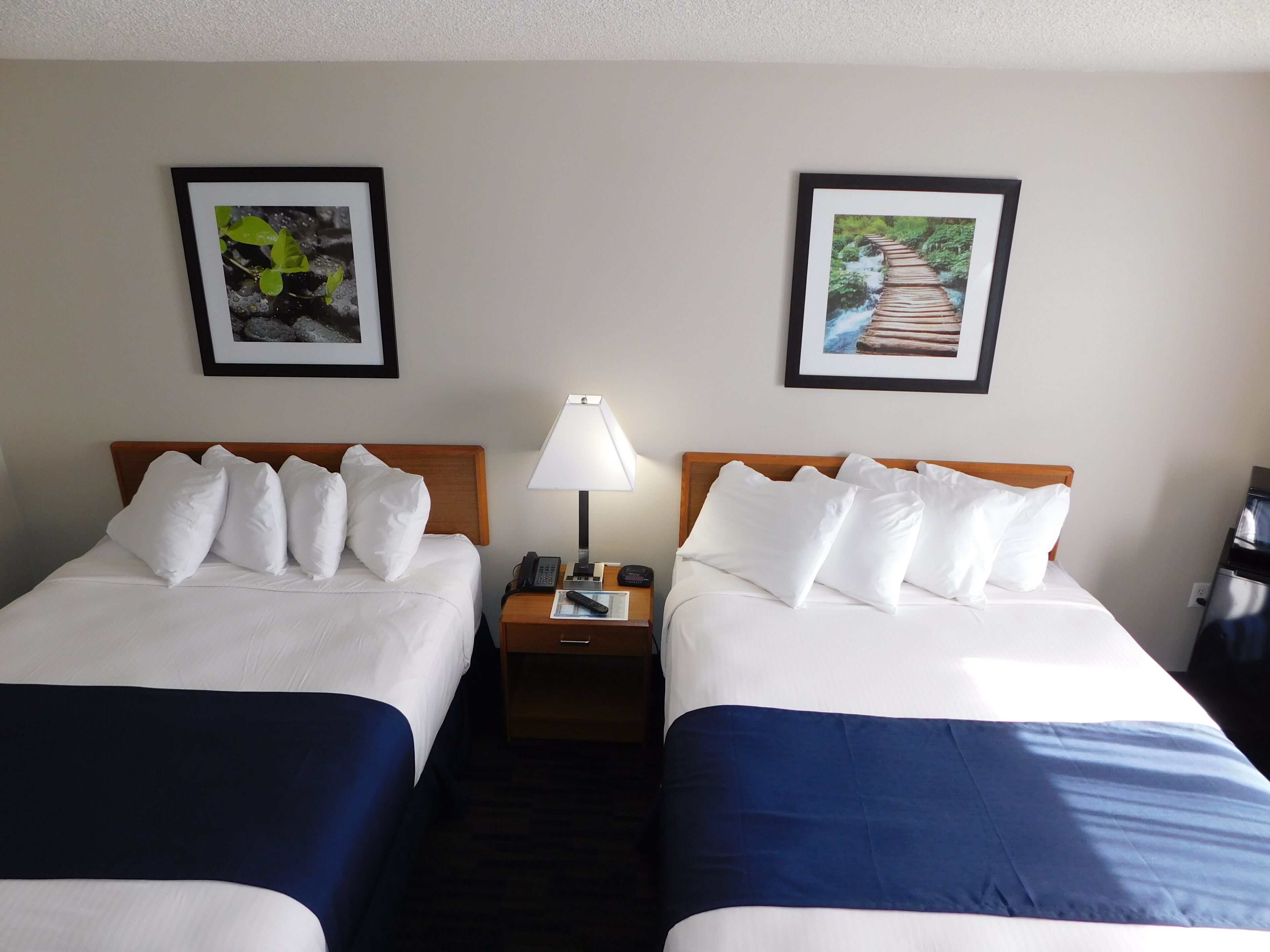 Standard Room, 2 Queen Beds | Soundproofing, iron/ironing board, free WiFi, bed sheets