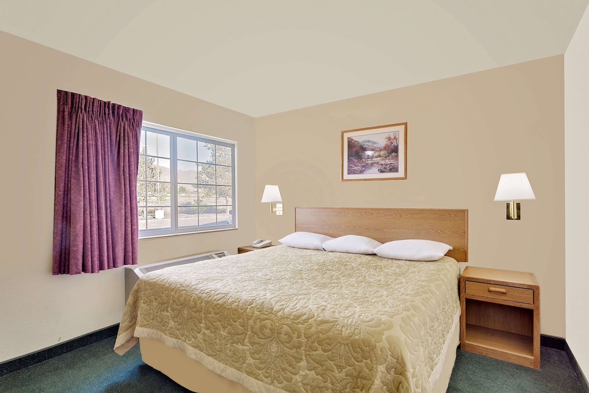 Suite, 1 chambre, non-fumeurs (1 King Bed) | Literie hypoallergénique, bureau, rideaux occultants