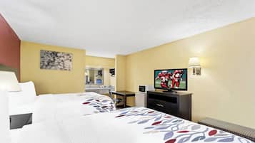 Desk, iron/ironing board, free WiFi, bed sheets