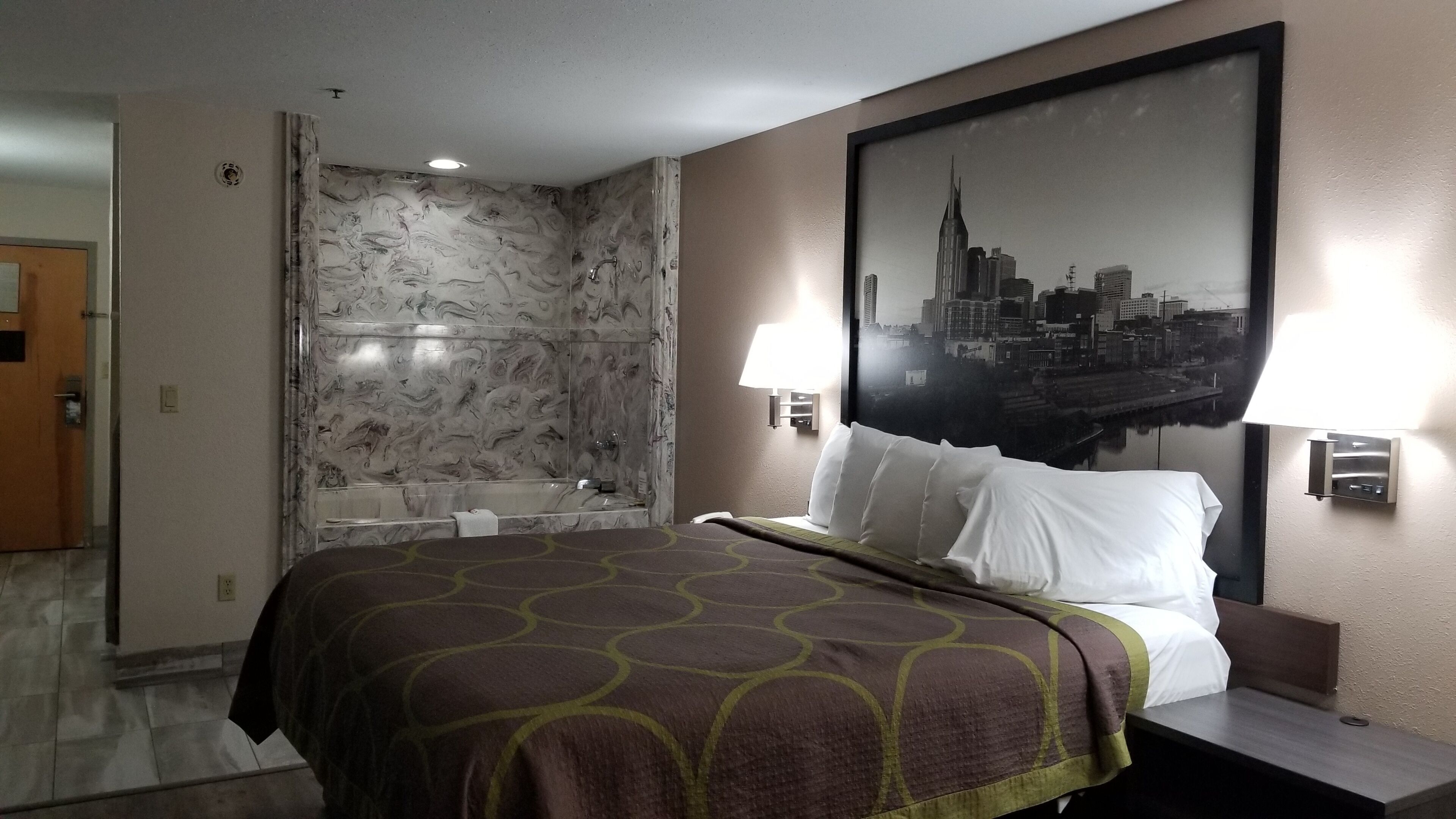 Desk, blackout curtains, iron/ironing board, rollaway beds