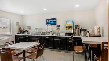 Free daily on-the-go breakfast