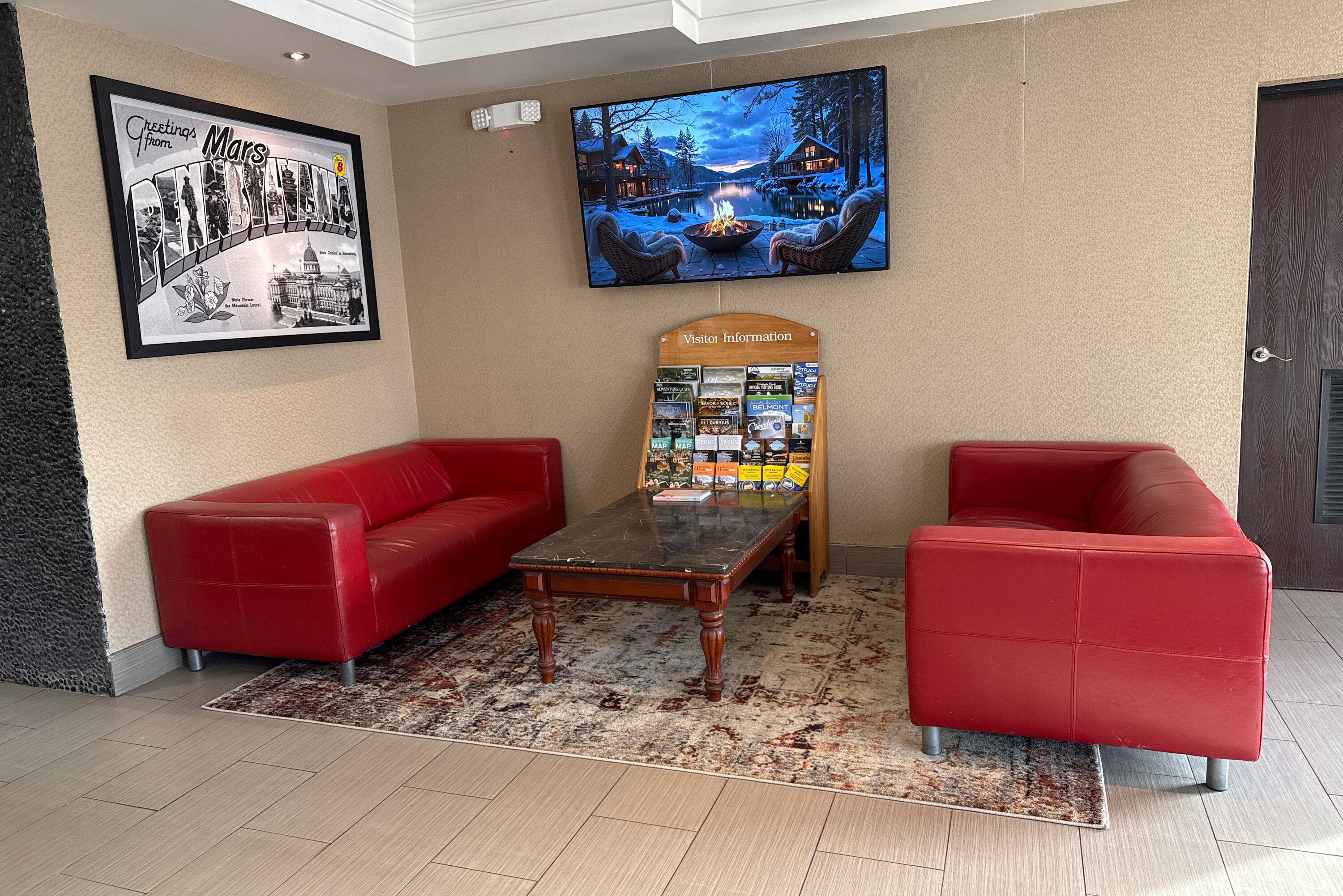 Lobby sitting area