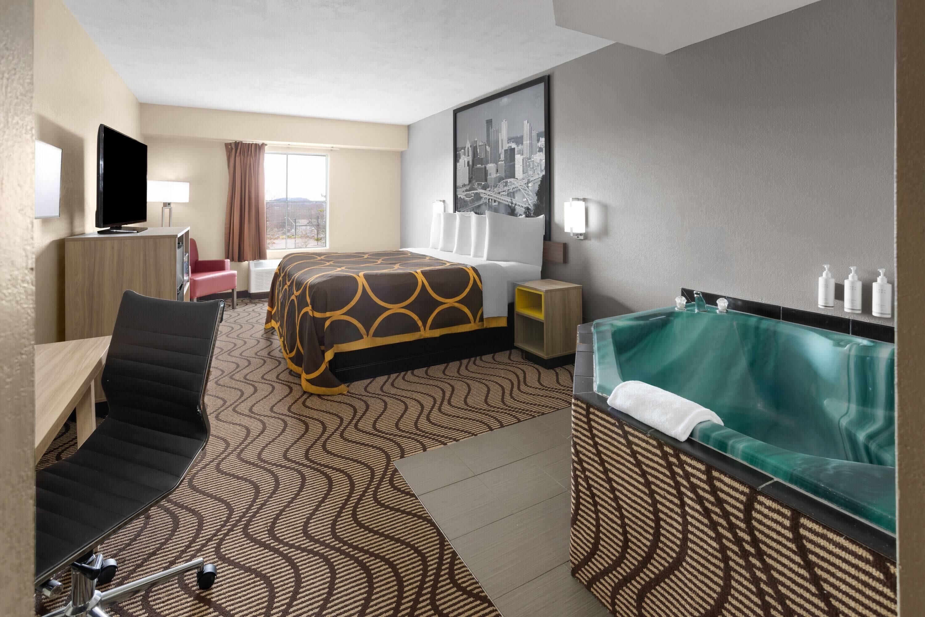 Suite, 1 kingsize-seng, ikke-røyk, massasjebadekar | Boblebad