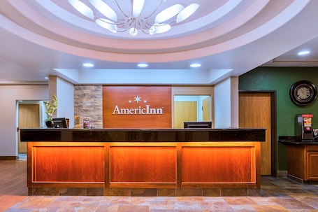 Reception. AmericInn by Wyndham Des Moines Airport
