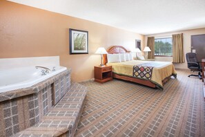 Studio Suite, 1 King Bed, Non Smoking | Desk, laptop workspace, iron/ironing board, free cribs/infant beds