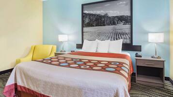 Chambre, 1 grand lit, accessible aux personnes à mobilité réduite, non-fumeur (Mobility)