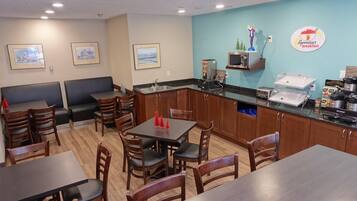 Free daily on-the-go breakfast