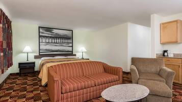 Studio Suite, 1 Tempat Tidur King, Bebas Asap Rokok | Meja kerja, tirai kedap cahaya, dan setrika/meja setrika