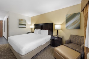 Standard Room, 1 King Bed, Non Smoking, Refrigerator & Microwave