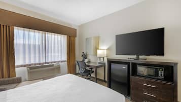 Standard Room, 2 Queen Beds, Non Smoking, Refrigerator & Microwave | Desk, blackout drapes, iron/ironing board, WiFi (free)