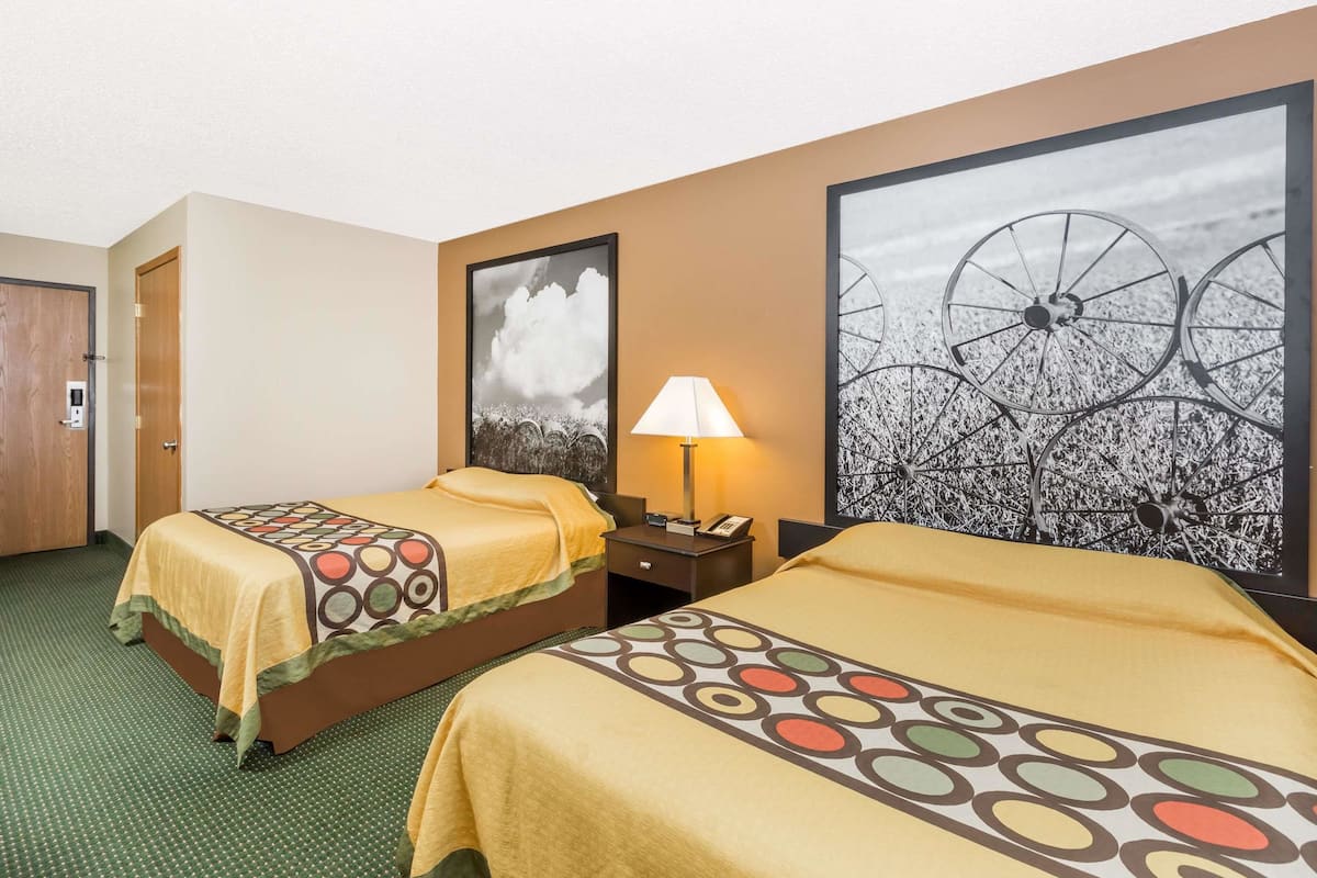 Room, 2 Double Beds, Non Smoking | Individually decorated, individually furnished, desk, iron/ironing board