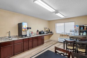 Free daily on-the-go breakfast 