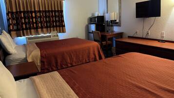 Room, Non Smoking (2 Full Beds) | Desk, iron/ironing board, free WiFi, bed sheets