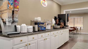 Free daily on-the-go breakfast