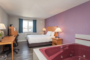 Suite, 1 Queen Bed, Non Smoking | Desk, iron/ironing board, free cribs/infant beds, free WiFi - Sauk River Inn & Suites, a Travelodge by Wyndham (Sauk Centre)