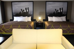 Studio Suite, Multiple Beds, Non Smoking | Premium bedding, desk, blackout curtains, iron/ironing board