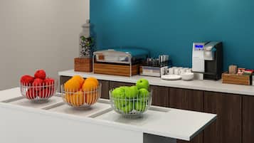 Free daily on-the-go breakfast