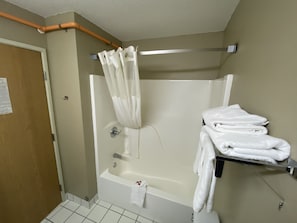 Suite, 1 King Bed, Refrigerator | Bathroom