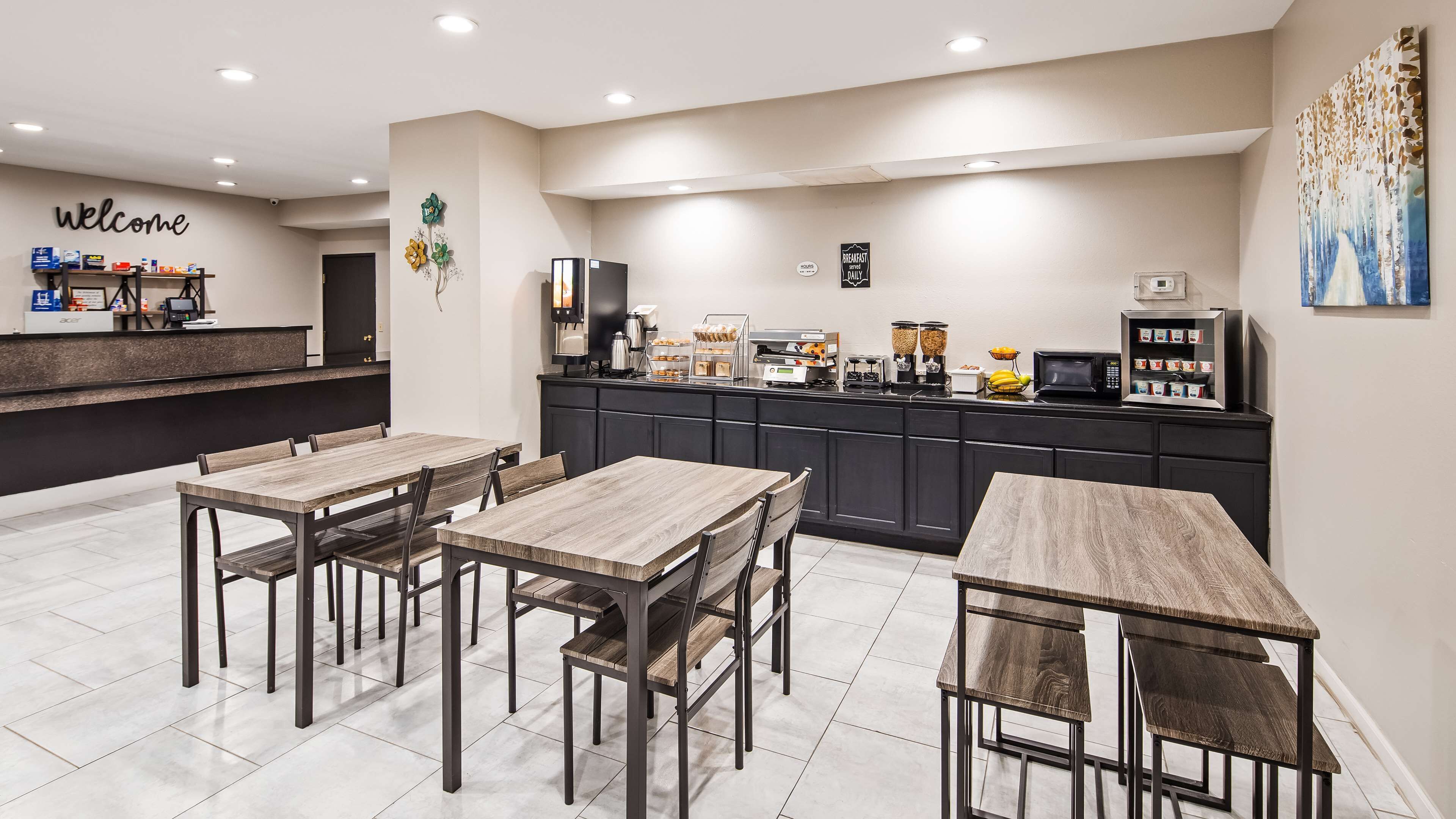 Desayuno de autoservicio incluido todos los días 