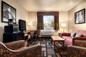 In-room safe, desk, iron/ironing board, cots/infant beds