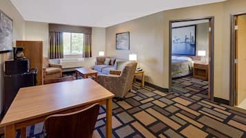 In-room safe, desk, iron/ironing board, cots/infant beds