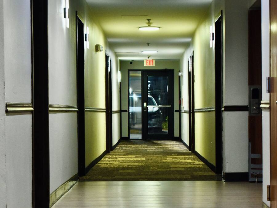 Interior entrance