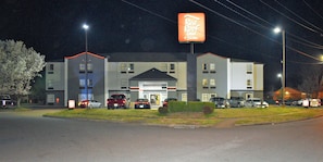 Front of property – evening/night