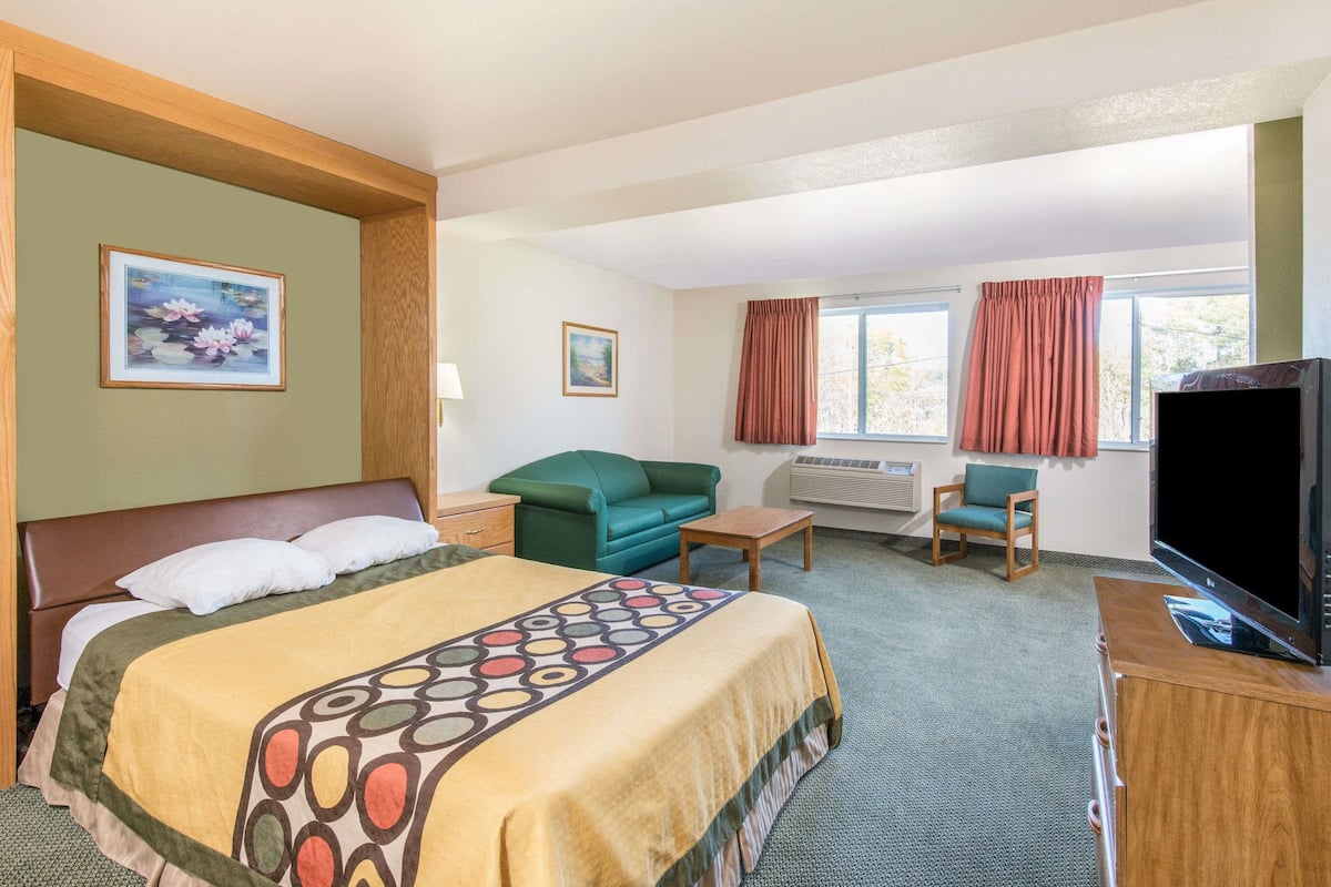 Studio Suite, 1 Queen Bed, Non Smoking, Microwave | Desk, iron/ironing board, free cribs/infant beds, free WiFi
