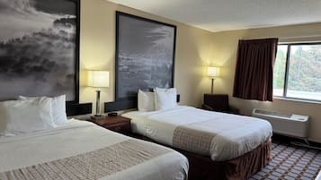 Standard Room, 2 Queen Beds | Blackout curtains, iron/ironing board, free WiFi, bed sheets