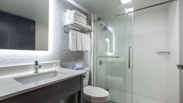 Pillow-top beds, desk, laptop workspace, free WiFi
