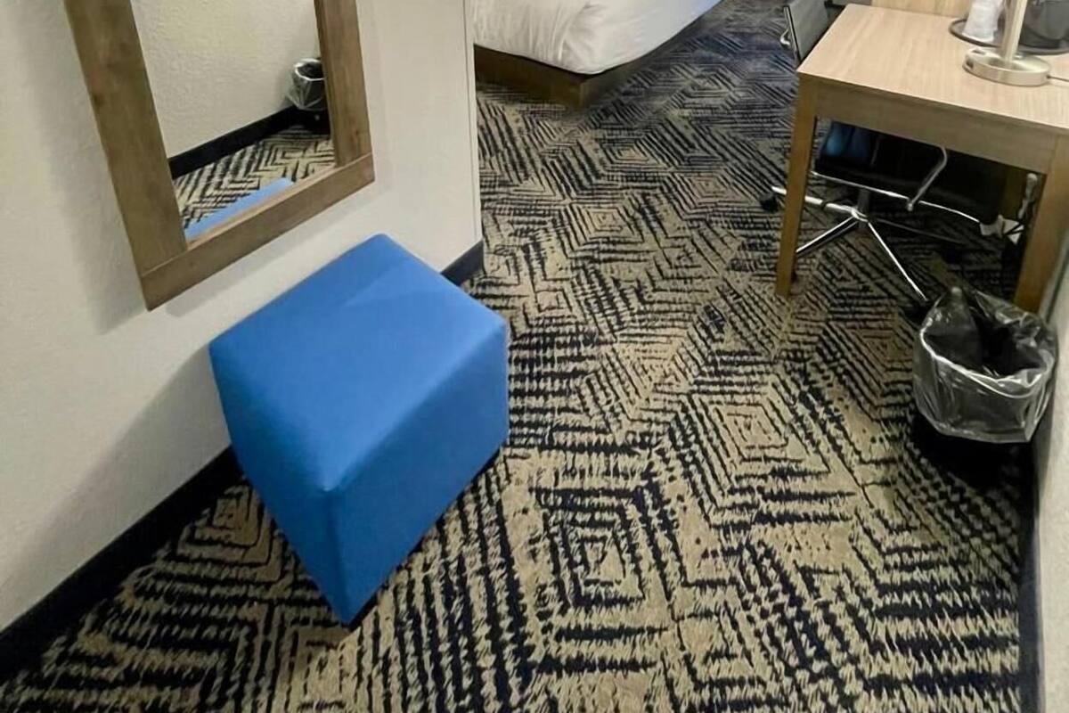 Pillow-top beds, desk, laptop workspace, free WiFi