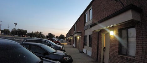 Front of property – evening/night